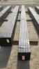 UNUSED BUNDLE OF (25) 2 1/4"X24' SCH 10 BLACK SQUARE TUBING **(LOCATED IN COLTON, CA)**