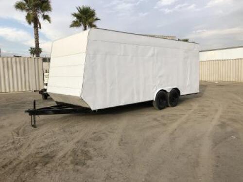 1998 CARSON ROAD HAULER ENCLOSED TRAILER, 19' box, side entry door, rear ramp door. s/n:4HXEN2228WC005164