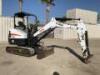 2014 BOBCAT E32 MINI HYDRAULIC EXCAVATOR, q/c, aux hydraulics, backfill blade, canopy, 2,001 hours indicated. s/n:A94H17542 - 2