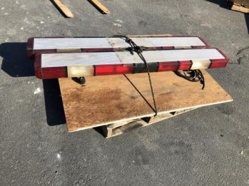 (2) LIGHT BARS, red and white **(LOCATED IN COLTON, CA)**