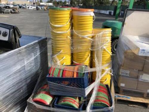 PALLET OF BUCKETS W/LIDS **(LOCATED IN COLTON, CA)**