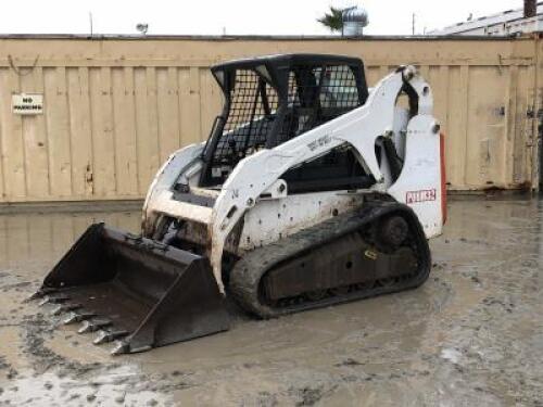 2013 BOBCAT T190 CRAWLER SKIDSTEER LOADER, gp bucket, aux hydraulics, canopy. s/n:A3LN42518