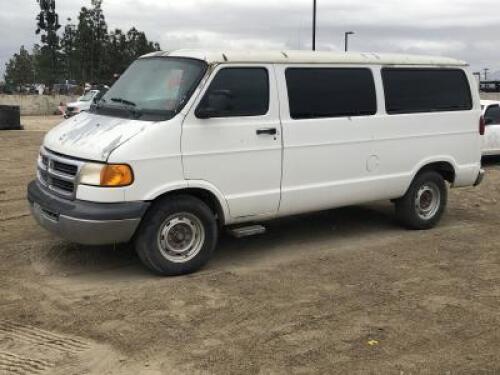 s**2002 DODGE RAM 2500 VAN, 5.2L gasoline, automatic, a/c. s/n:2B4JB25Y82K129692