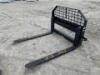 UNUSED JBX 4000 48" FORK ATTACHMENT, fits skidsteer **(LOCATED IN COLTON, CA)**