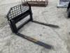 UNUSED JBX 4000 48" FORK ATTACHMENT, fits skidsteer **(LOCATED IN COLTON, CA)** - 2