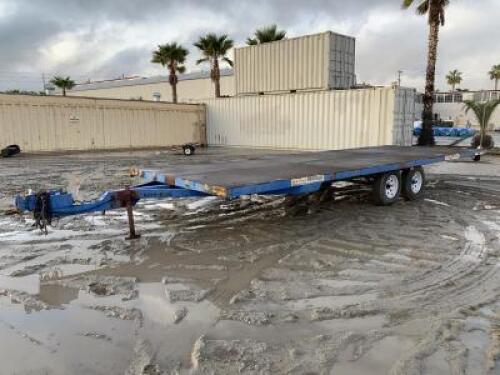 1997 SPCNS UTILITY TRAILER, 22'x8' deck. s/n:CA796224