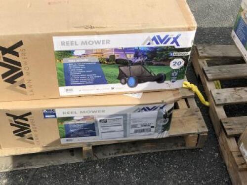 (2) UNUSED AAVIX AGT9320 20" REEL MOWERS, electric. **(LOCATED IN COLTON, CA)**