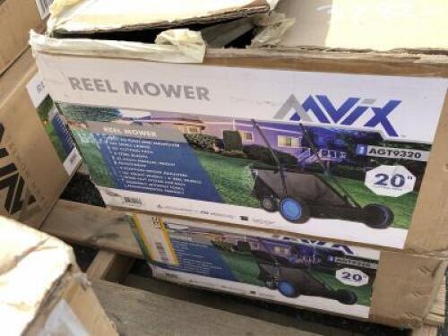 (2) UNUSED AAVIX AGT9320 20" REEL MOWERS, electric. **(LOCATED IN COLTON, CA)**