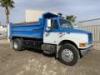 2000 INTERNATIONAL 4900 BOBTAIL DUMP TRUCK, International 530E 275hp diesel, automatic, a/c, pto, 12,000# front, 5-9 yard box, air brake hookups, 21,000# rear, tow package. s/n:1HTSDADNXYH201591 - 2