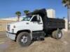 1999 GMC C7500 BOBTAIL DUMP TRUCK, 7.2L diesel, 6-speed, a/c, pto, 11,000# front, 5-6 yard box, 19,000# rear, 70,407 miles indicated. s/n:1GDL7H1C9XJ514008 **(OUT OF STATE BUYER ONLY)**