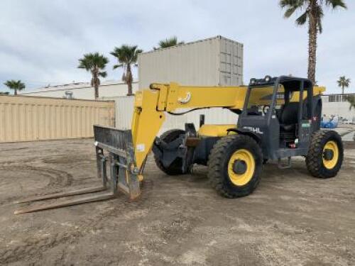 2005 GEHL RS8-44 ROUGH TERRAIN REACH FORKLIFT, 8,000#, 44' reach, 3-stage, 4x4x4, tilt, diesel, canopy. s/n:RS844JW1015630