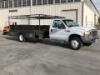 1999 FORD F550 FLATBED TRUCK, 7.3L diesel, automatic, a/c, 12' flatbed, stake sides, 13,500# rear, ladder rack, tow package. s/n:1FDAF56FXXED52863 **(OUT OF STATE BUYER ONLY)** - 2