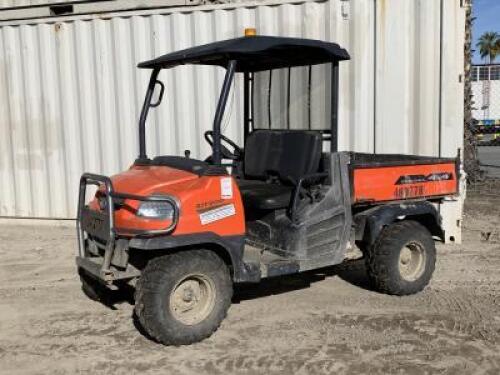 2012 KUBOTA RTV900 UTILITY CART, diesel, seats 2, 4x4, canopy, dump bed. s/n:A5KB1FDACCG0D2920