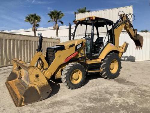 2014 CATERPILLAR 420F LOADER BACKHOE, 4-in-1 bucket, aux hydraulics, 4x4, canopy, extension hoe, rear aux hydraulics, 2,561 hours indicated. s/n:CAT0420FCSKR02431