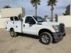 2014 FORD F250 SERVICE TRUCK, 6.2L gasoline, automatic, a/c, pw, pdl, pm, 8' utility body, Mi-T-M air compressor, Graco Husky 1050 pump, auxiliary tank, hose reels, vise, tow package. s/n:1FDBF2B69EEA68601 - 2