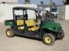 2013 JOHN DEERE GATOR XUV UTILITY CART, gasoline, 4x4, seats 4, tilt bed, canopy, tow package, 1,069 hours indicated. s/n:1M0550FBJDM021514 - 2