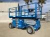 2008 GENIE GS3384 ROUGH TERRAIN SCISSORLIFT, dual fuel, 33' lift, 4x4, extendable platform. s/n:GS8408-41752 - 2