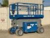 2012 GENIE GS4069DC ROUGH TERRAIN SCISSORLIFT, electric, 40' lift, 4x4, extendable platform, 535 hours indicated. s/n:GS6912-1315