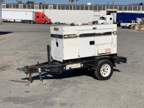 2006 MULTIQUIP DCA25SSIU2 GENERATOR, 20kw, Isuzu 4cyl diesel, portable. s/n:3778088