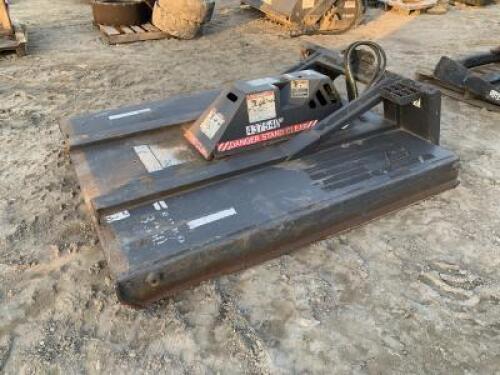 BRADCO 17880 BRUSH CUTTER ATTACHMENT, fits Skidsteer. **(LOCATED IN COLTON, CA)**