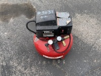 PORTER CABLE AIR COMPRESSOR, 150psi, electric. s/n:2761054961 --(LOCATED IN COLTON, CA)--