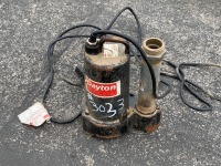 DAYTON 3BB74 2" SUBMERSIBLE PUMP, electric. --(LOCATED IN COLTON, CA)--