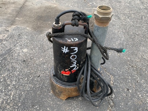 2" SUBMERSIBLE PUMP, electric. --(LOCATED IN COLTON, CA)--