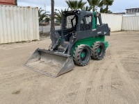 2017 JOHN DEERE 324E SKIDSTEER LOADER, gp bucket, aux hydraulics, canopy, 1,045 hours indicated. s/n:1T0324EEAHJ311862