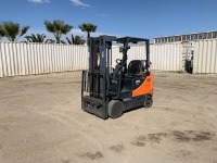 2017 DOOSAN GC25E-5 FORKLIFT, 5,000#, 80" mast, 3-stage, 189" lift, sideshift, lpg, canopy. s/n:FGA0L-1790-00706