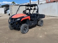2017 JLG 315G UTILITY CART, gasoline, 4x4, canopy, seats 2, 56"x42" tilt bed, tow package, 1,041 hours indicated. s/n:4UF47MPV7HT300224