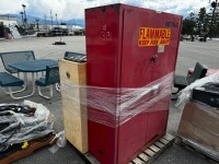 (2) CHEMICAL CABINETS --(LOCATED IN COLTON, CA)--