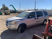 2007 CHEVROLET UPLANDER VAN, 3.9L gasoline, automatic, a/c, pw, pdl, pm. s/n:1GNDV23W57D201370