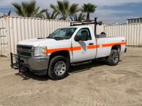 2014 CHEVROLET SILVERADO 3500 PICKUP TRUCK, 6.0L gasoline, automatic, 4x4, a/c, pw, pdl, pm, tow package. s/n:1GC3KZCG4EF128315