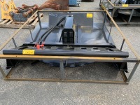 UNUSED 2024 MOWER KING SSRC BRUSH CUTTER, fits skidsteer. s/n:SSRC24012704D --(LOCATED IN COLTON, CA)--