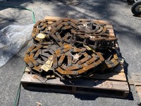 PALLET OF ROLLER COASTER CHAINS --(LOCATED IN COLTON, CA)--