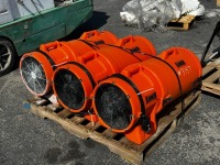 PALLET OF APPROX. (3) BANNON 12" UTILITY BLOWERS. s/n:YN170033836, YN170033994, YN170033983 --(LOCATED IN COLTON, CA)--