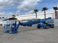 2014 GENIE S125 BOOMLIFT, Perkins diesel, 4-stage, 125' telescopic boom, 5' jib, 4x4, 2,004 hours indicated. s/n:S12514D-969