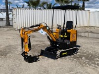 UNUSED 2024 MIVA VA15 MINI HYDRAULIC EXCAVATOR, gp bucket, thumb, aux hydraulics, backfill blade, canopy. s/n:VA15240348