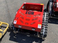 UNUSED 2024 EGN EG750 CRAWLER REMOTE CONTROL LAWN MOWER, gasoline. s/n:EG750240336 --(LOCATED IN COLTON, CA)--