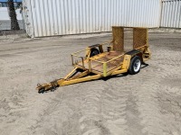 2001 MILLERBILT TRENCHER TRAILER, 1,500#, 48"x6' deck. s/n:1M9BG06151L516193