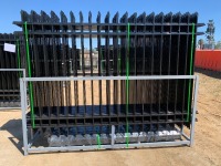 APPROX. (20) UNUSED 10'x2' WROUGHT IRON FENCING. --(LOCATED IN COLTON, CA)--