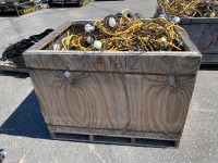 CRATE OF INDUSTRIAL STRING LIGHTS --(LOCATED IN COLTON, CA)--