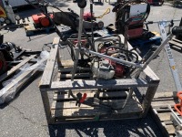 CRATE OF APPROX. (5) WALK-BEHIND SCREED MOTORS --(LOCATED IN COLTON, CA)--
