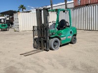 2011 KOMATSU FG30HT-16 FORKLIFT, 6,000#, 80" mast, 3-stage, 183" lift, sideshift, dual fuel, canopy. s/n:A230627--(DOES NOT RUN)-- --(LOCATED IN COLTON, CA)--