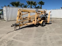 2008 BILJAX 4527A BOOMLIFT, electric, 2-stage, 45' articulated boom, 5' jib, portable. s/n:45A08-00177