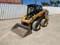 2016 CATERPILLAR 246D SKIDSTEER LOADER, gp bucket, aux hydraulics, canopy. s/n:CAT0246DCBYF02870