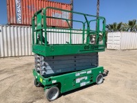 2016 GENIE GS3246 SCISSORLIFT, electric, 32' lift, extendable platform, 272 hours indicated. s/n:GS4616A-138205