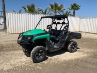 2017 JLG 315G UTILITY CART, gasoline, 4x4, canopy, seats 2, 56"x42" tilt bed, tow package, 1,003 hours indicated. s/n:4UF47MPVXHT300248