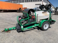 2017 SHARK TRS3500 HEATED PRESSURE WASHER, Honda gasoline, 3,500psi, portable, 613 hours indicated. s/n:1L9GF1016HC041104