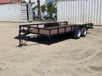 2024 SKY UT8161235 UTILITY TRAILER, 7,000# capacity, 78"x16' deck. s/n:4S9BU1627RS412483